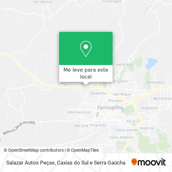 Salazar Autos Peças mapa