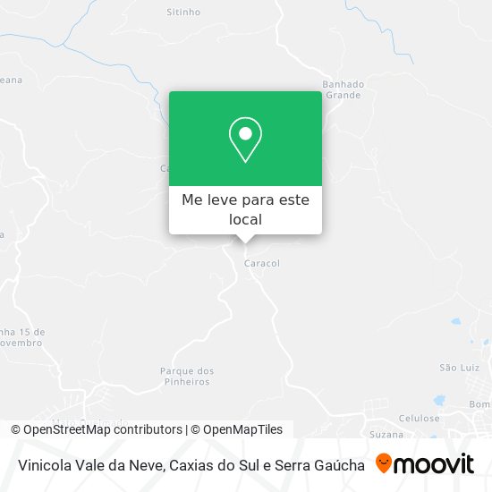 Vinicola Vale da Neve mapa