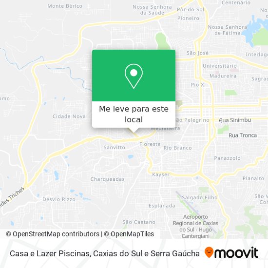 Casa e Lazer Piscinas mapa