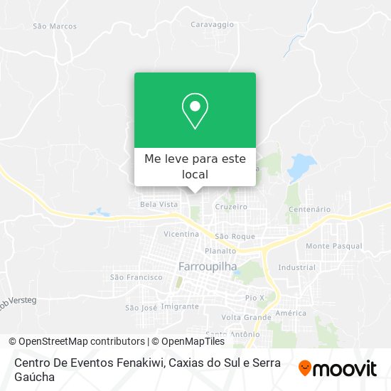 Centro De Eventos Fenakiwi mapa