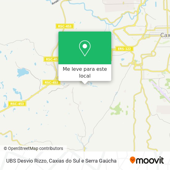 UBS Desvio Rizzo mapa
