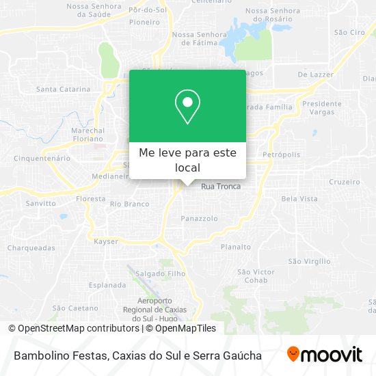 Bambolino Festas mapa