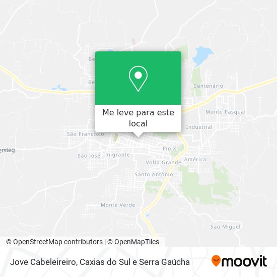 Jove Cabeleireiro mapa