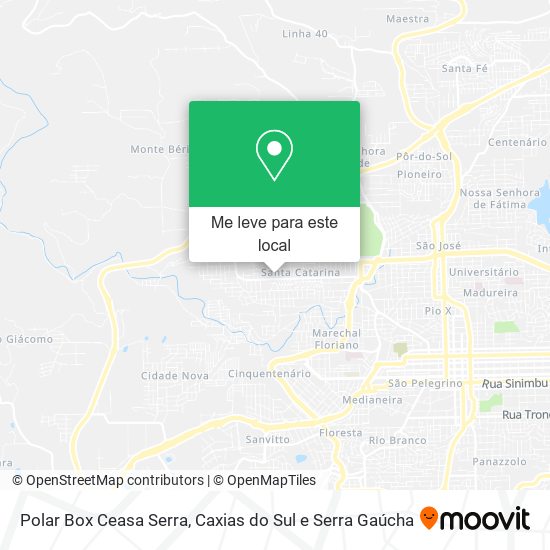 Polar Box Ceasa Serra mapa