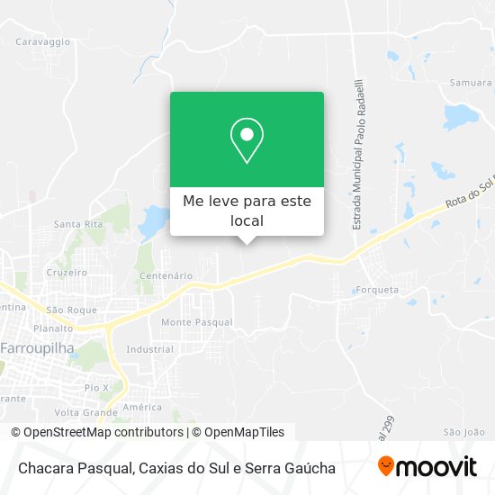 Chacara Pasqual mapa