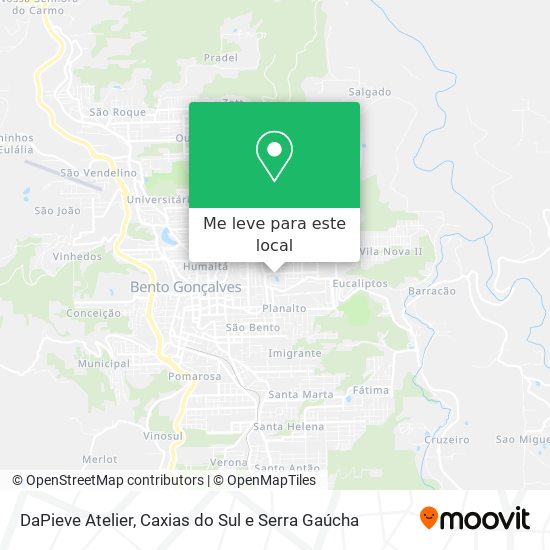 DaPieve Atelier mapa