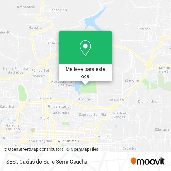 SESI mapa