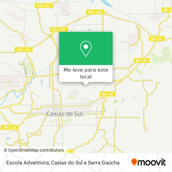 Escola Adventista mapa