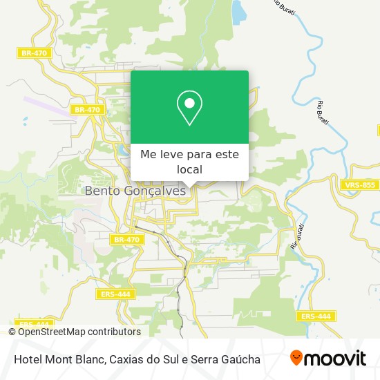 Hotel Mont Blanc mapa