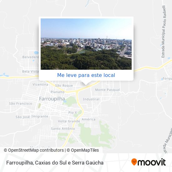 Farroupilha mapa