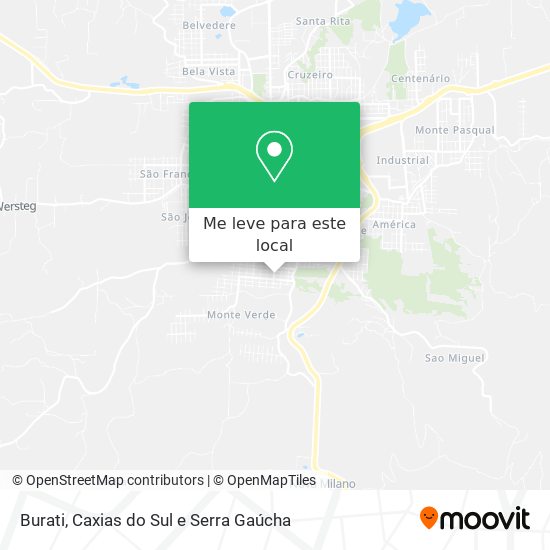 Burati mapa