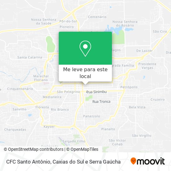 CFC Santo Antônio mapa