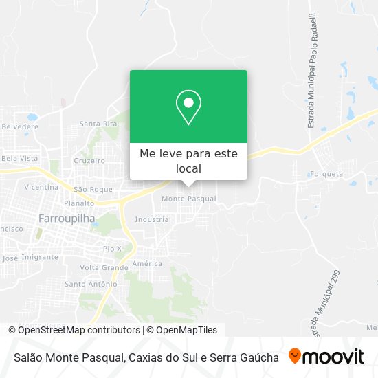 Salão Monte Pasqual mapa