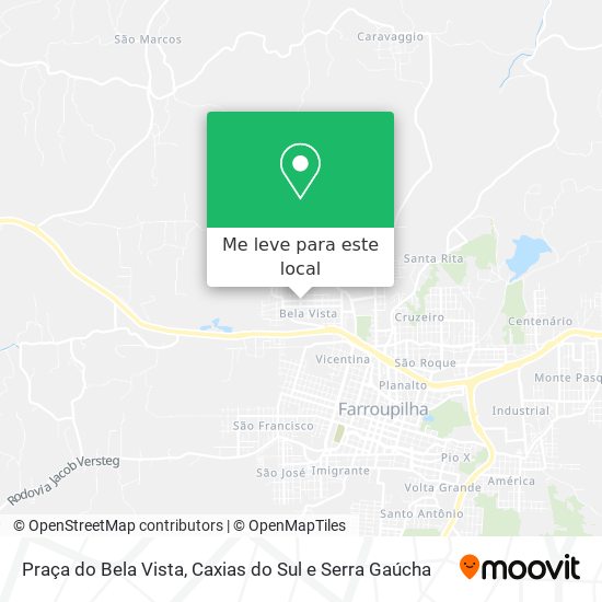 Praça do Bela Vista mapa