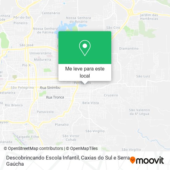 Descobrincando Escola Infantil mapa