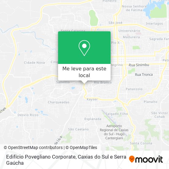 Edifício Povegliano Corporate mapa