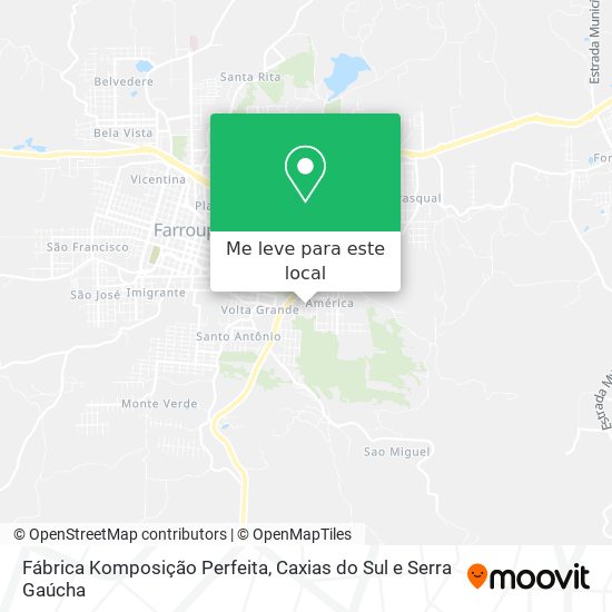 Fábrica Komposição Perfeita mapa