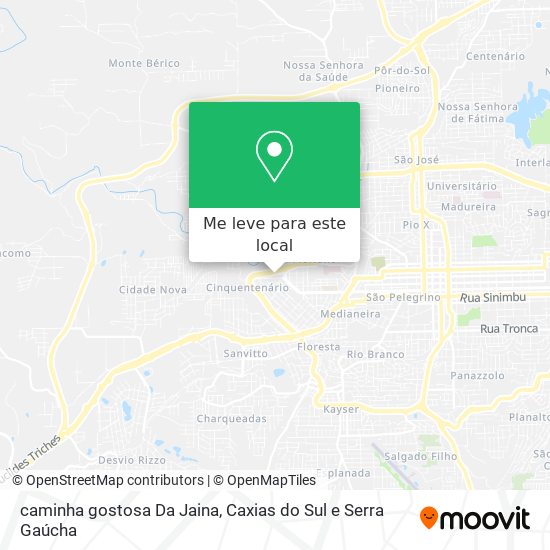 caminha gostosa Da Jaina mapa