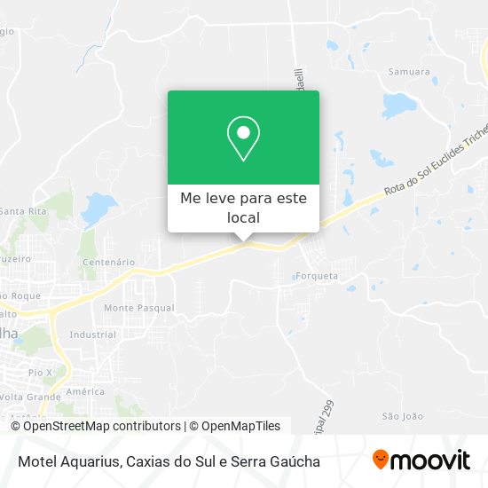 Motel Aquarius mapa