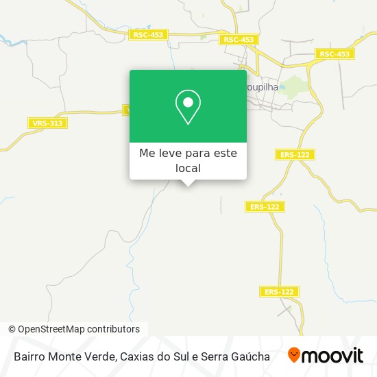 Bairro Monte Verde mapa