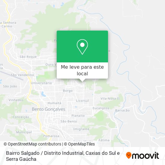 Bairro Salgado / Distrito Industrial mapa