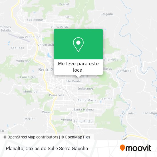 Planalto mapa