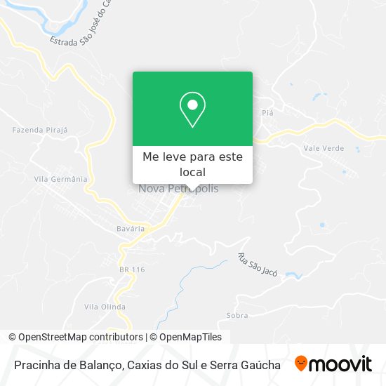 Pracinha de Balanço mapa