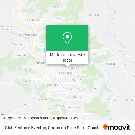 Glub Festas e Eventos mapa