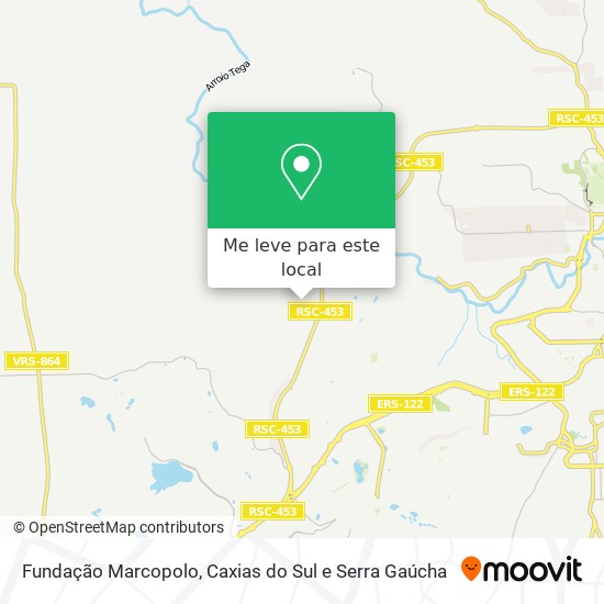 Fundação Marcopolo mapa