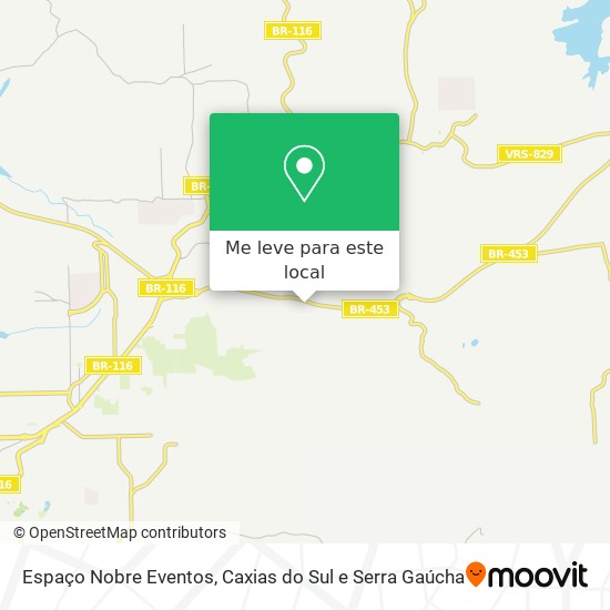 Espaço Nobre Eventos mapa