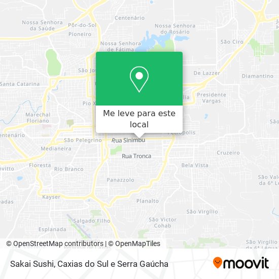 Sakai Sushi mapa
