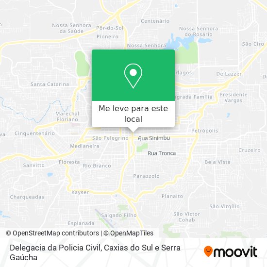 Delegacia da Policia Civil mapa