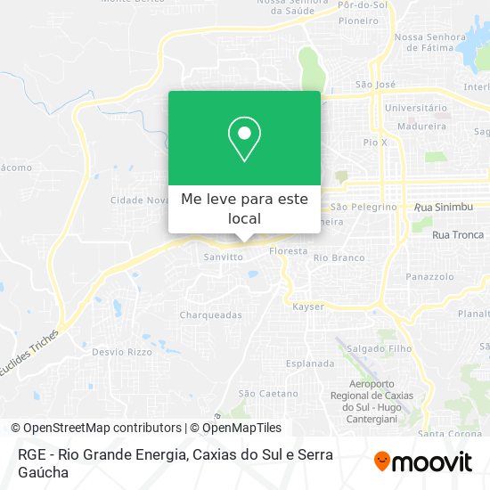 RGE - Rio Grande Energia mapa