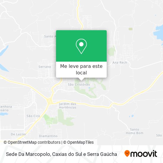 Sede Da Marcopolo mapa
