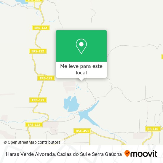 Haras Verde Alvorada mapa