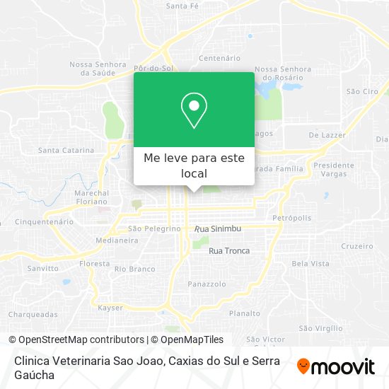 Clinica Veterinaria Sao Joao mapa
