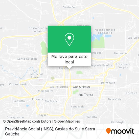 Previdência Social (INSS) mapa