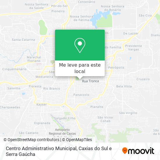 Centro Administrativo Municipal mapa