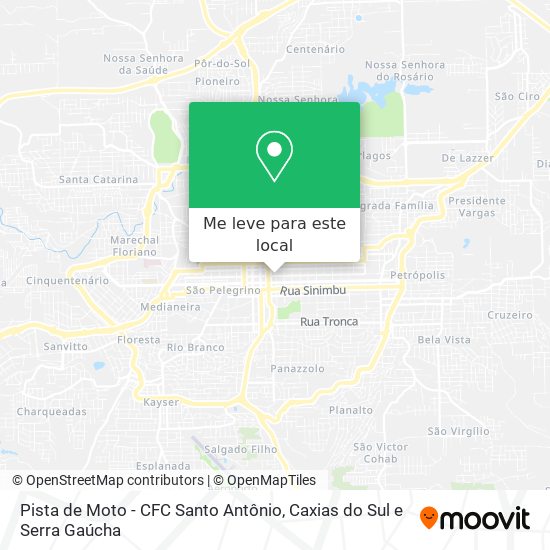 Pista de Moto - CFC Santo Antônio mapa