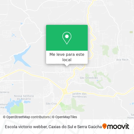 Escola victorio webber mapa