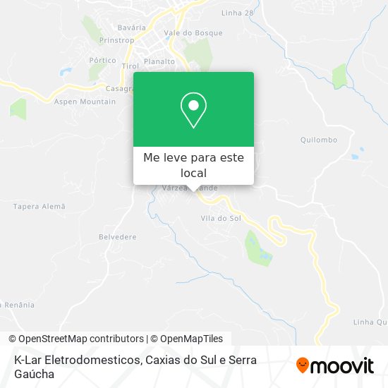 K-Lar Eletrodomesticos mapa