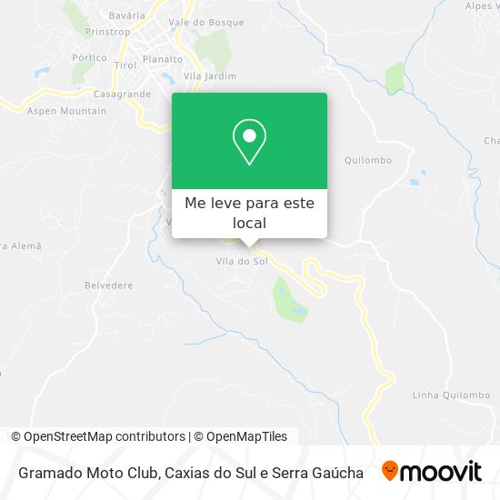 Gramado Moto Club mapa