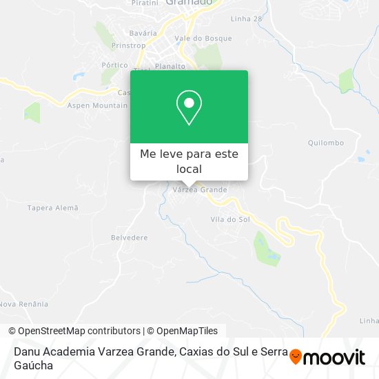 Danu Academia Varzea Grande mapa