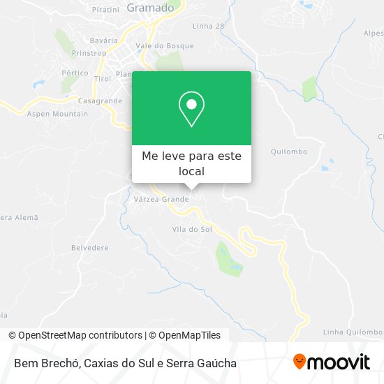 Bem Brechó mapa