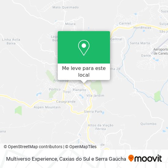 Multiverso Experience mapa