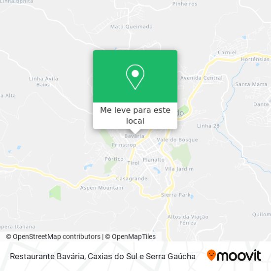 Restaurante Bavária mapa