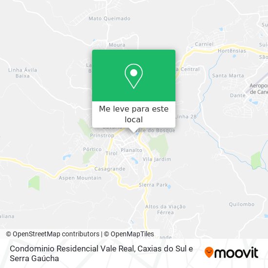 Condominio Residencial Vale Real mapa