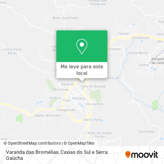Varanda das Bromélias mapa