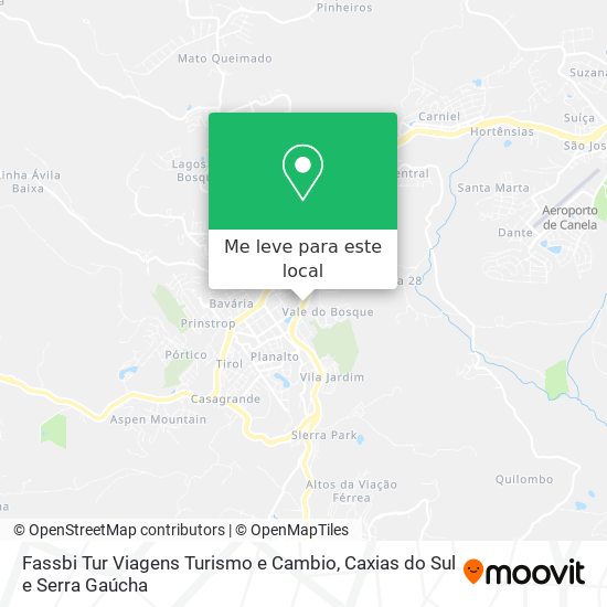 Fassbi Tur Viagens Turismo e Cambio mapa