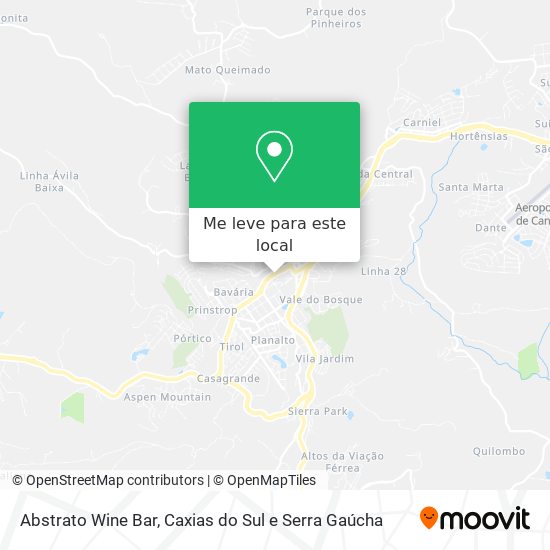 Abstrato Wine Bar mapa